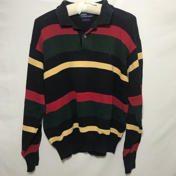 Polo Ralph Lauren Tops - Vintage Polo by Ralph Lauren rugby Sweater